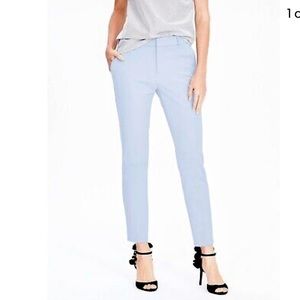BANANA REPUBLIC Avery Fit Cropped Pant Size 6 Long Powder Blue